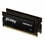 Kingston Fury Impact KF432S20IBK2/16 16GB (8GB x2) DDR4 3200MHz Non ECC Memory RAM SODIMM