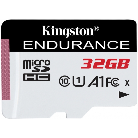 Kingston 32GB High Endurance Micro SD Card U1 A1, 95MB/s R, 30MB/s W