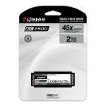 Kingston 2.0TB (2000GB) KC2500 SSD M.2 (2280), TCG Opal, NVMe, PCIe 3.0 (x4), 3500MB/s R, 2900MB/s W